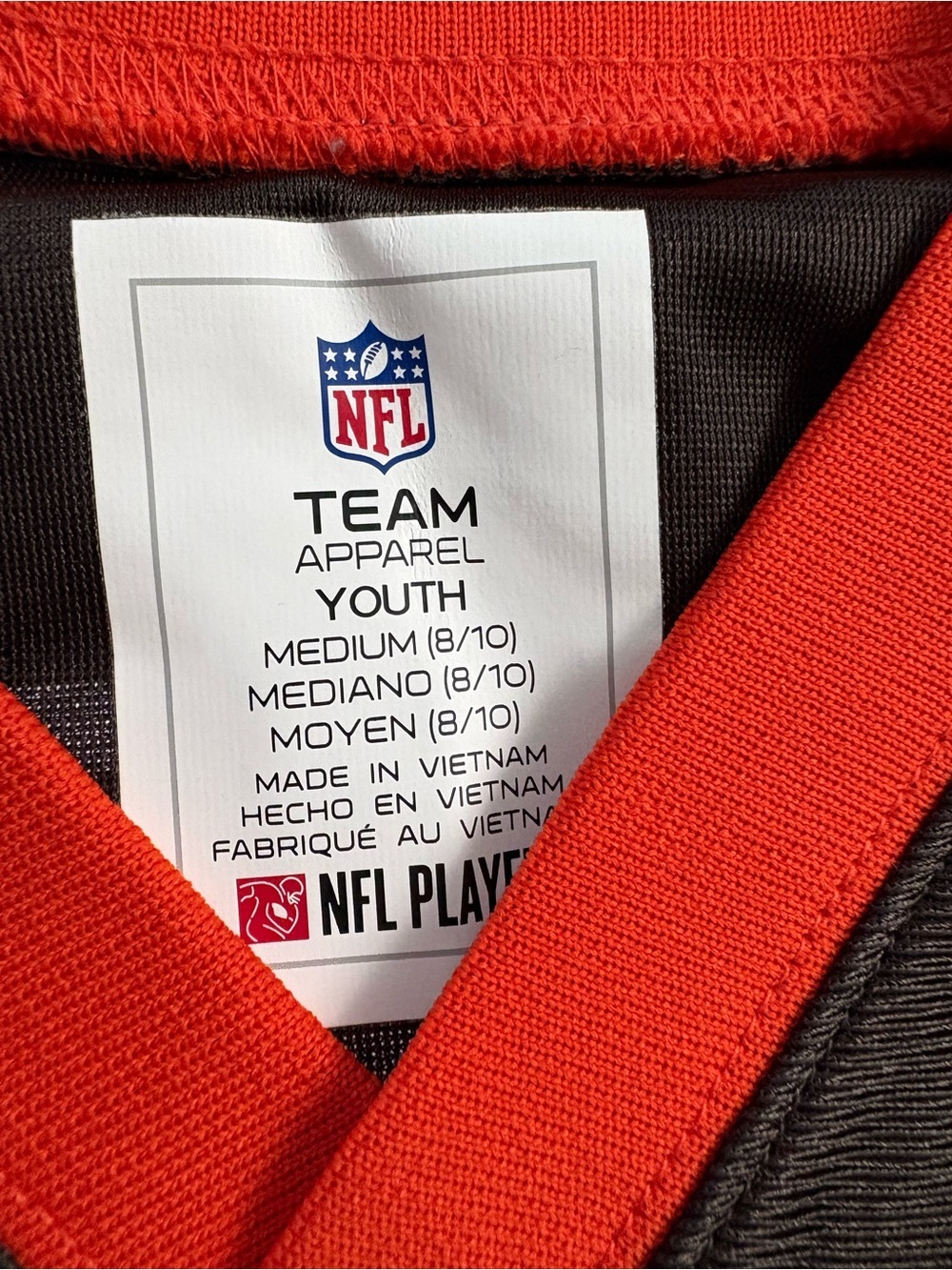 Clevekand browns Kids Orange Hoodie and jersey - Picture 6 of 10